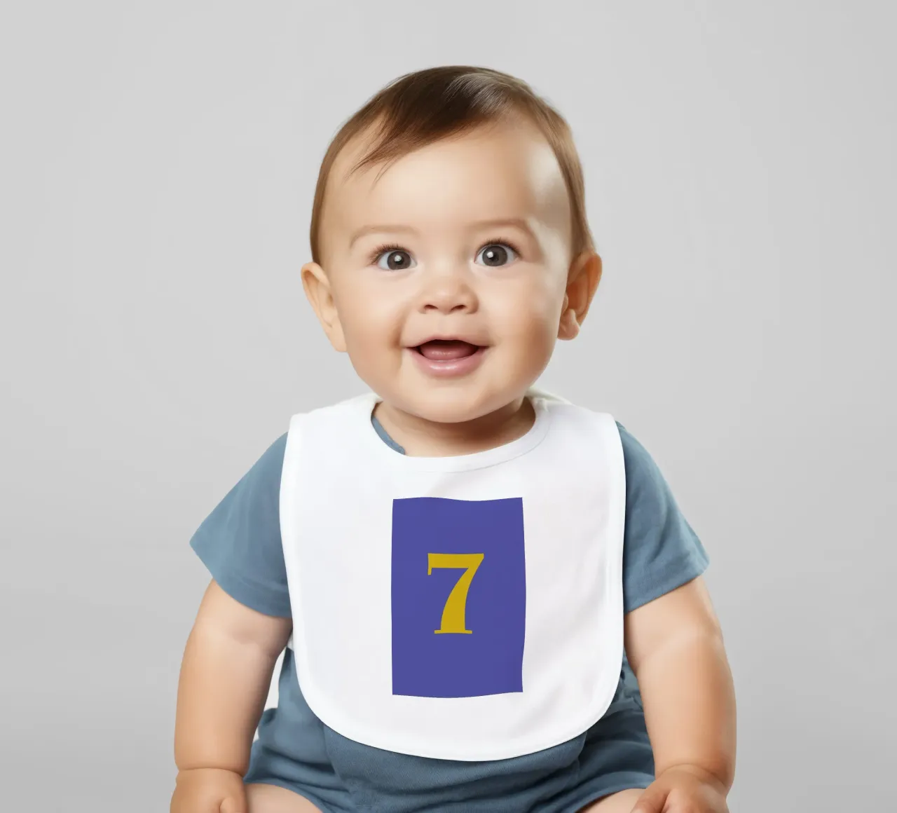 Blue Number 7 bavaglino da Studio One