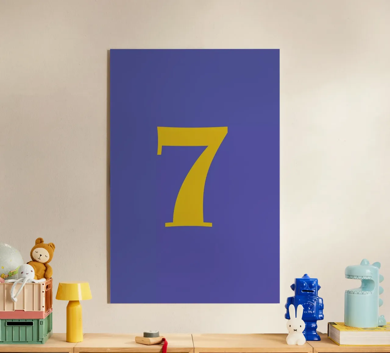 Blue Number 7 plexiglass da Studio One