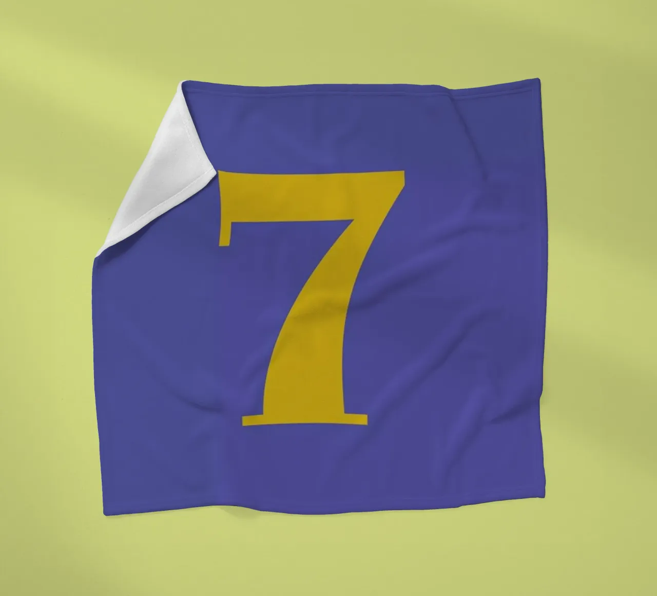 Blue Number 7 coperta in pile da Studio One