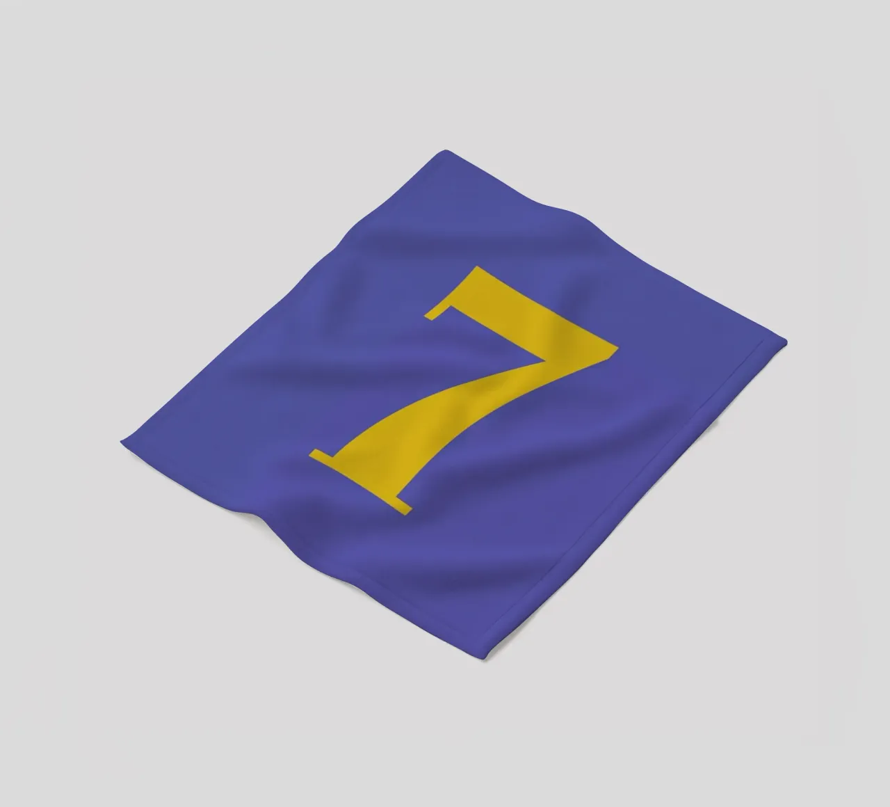 Blue Number 7 coperta in pile da Studio One