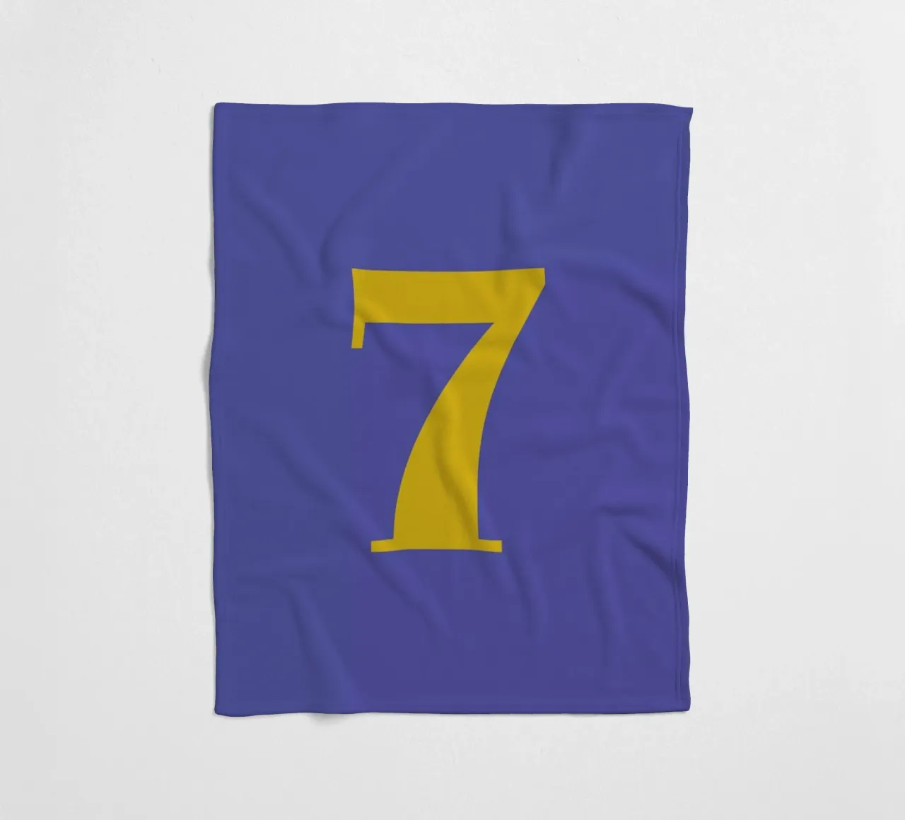 Blue Number 7 coperta in pile da Studio One