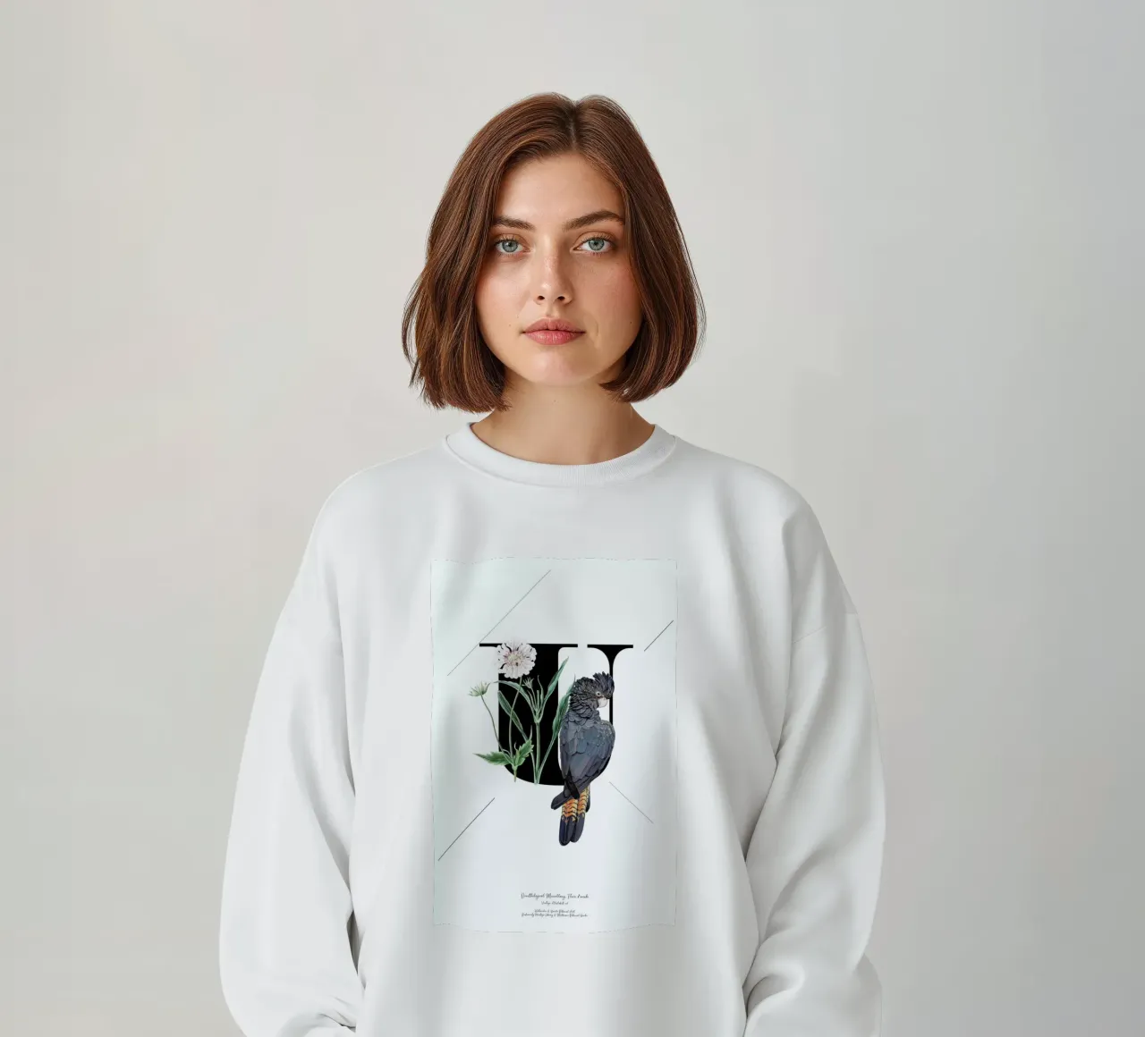 Botanical Alphabet - U felpa da Froilein Juno