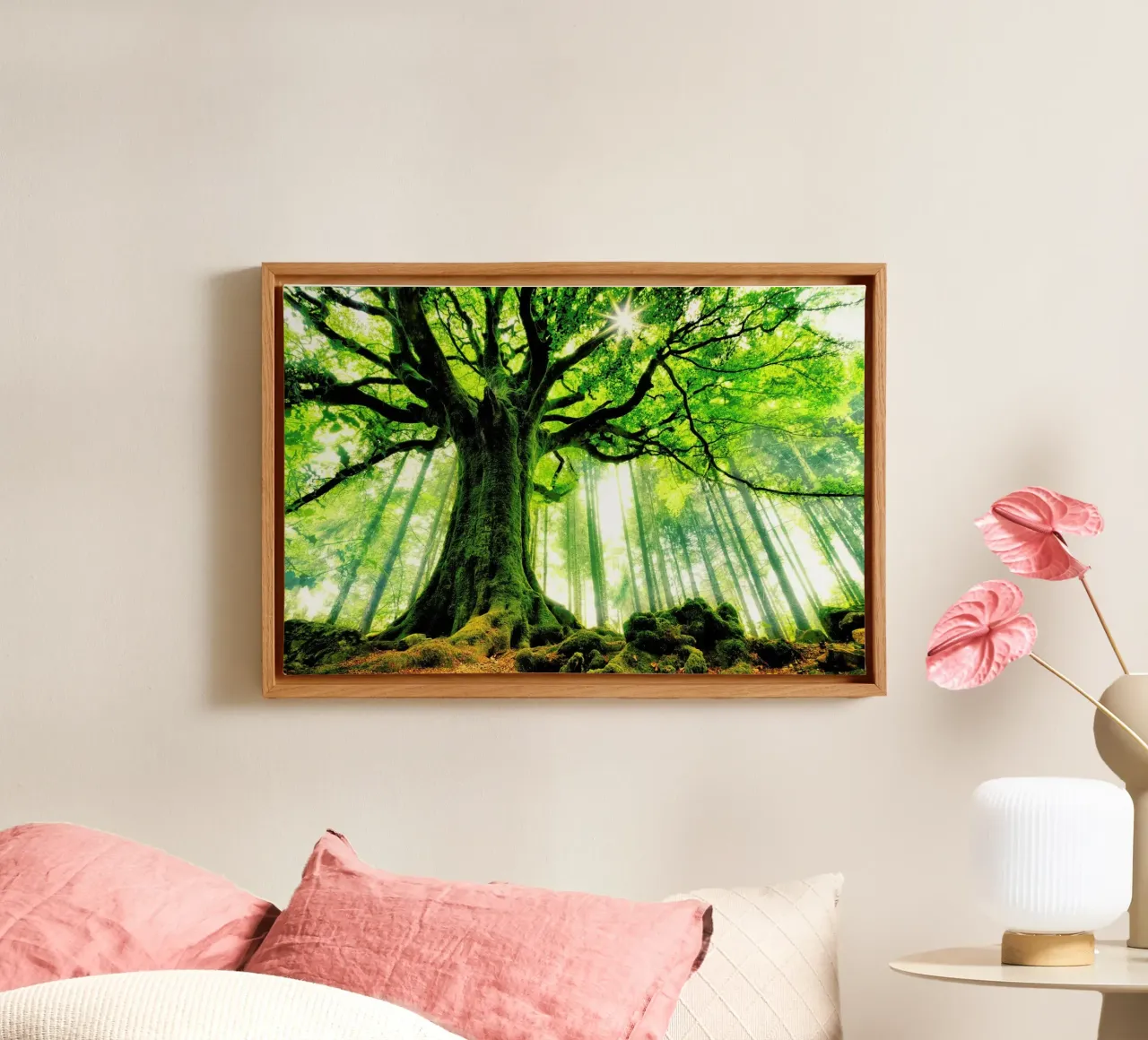 Ponthus' Beech tela con Cornice a cassetta da Pictufy