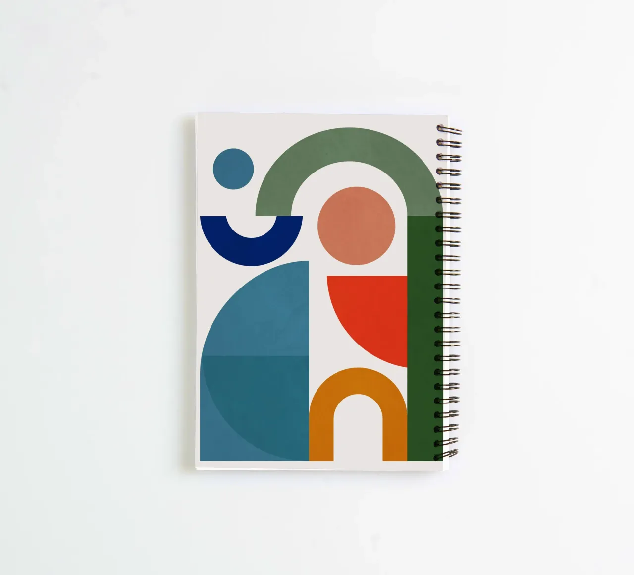Geometric Abstraction 028 spiral notebook by Gaite
