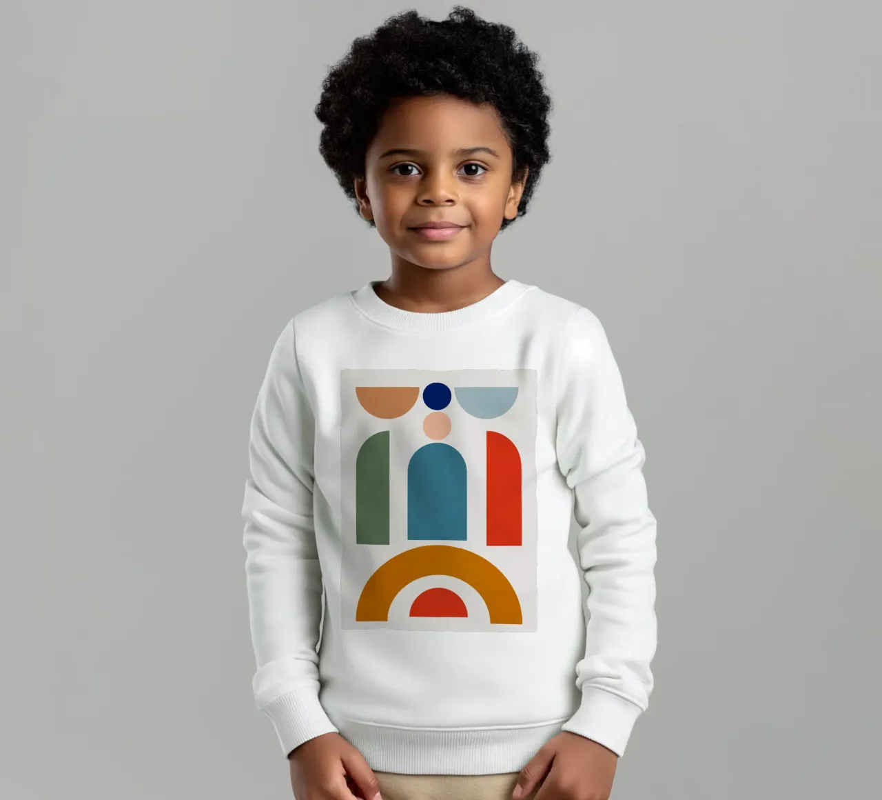 Abstracción geométrica 029 sudadera para niño de Gaite