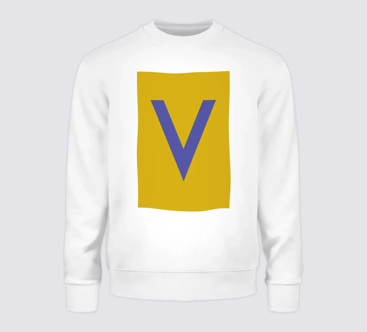 Yellow Letter V felpa da Studio One
