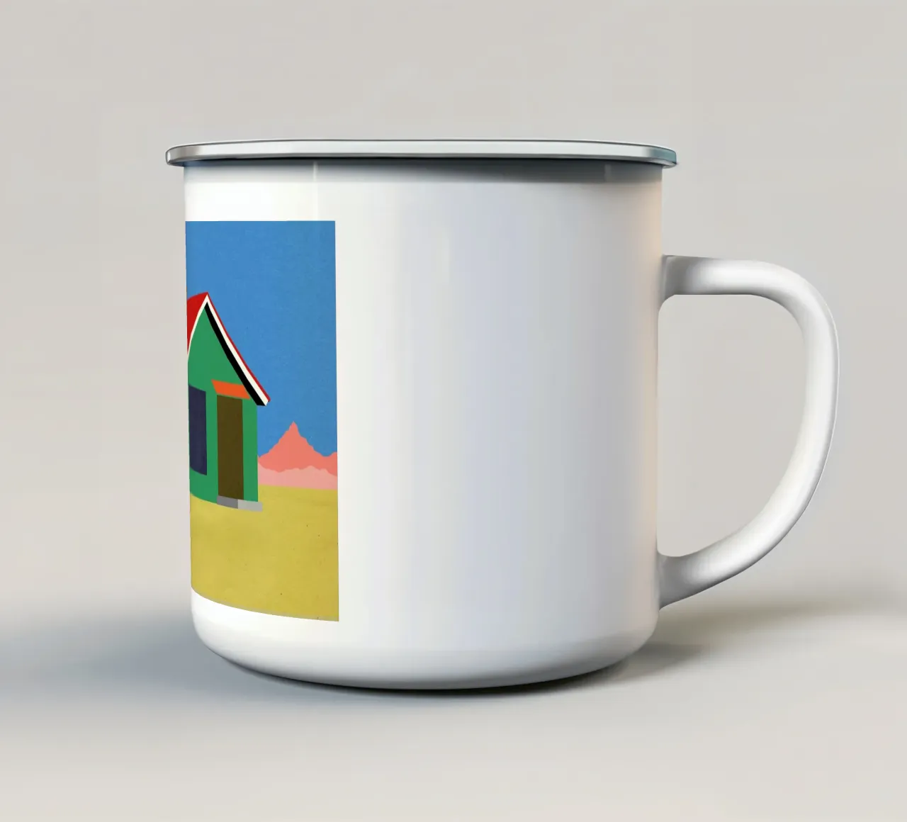 Joshua Tree House tazza in smalto da Rosi Feist