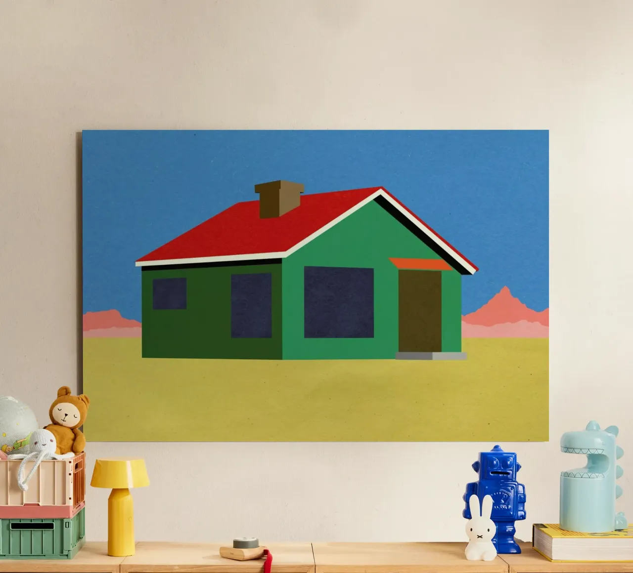 Joshua Tree House alluminio dibond da Rosi Feist
