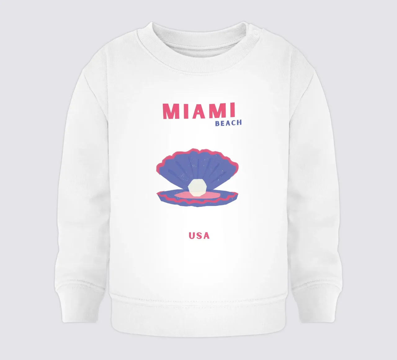 Miami Gem - Perla sull'oceano felpa neonato da SMPLE