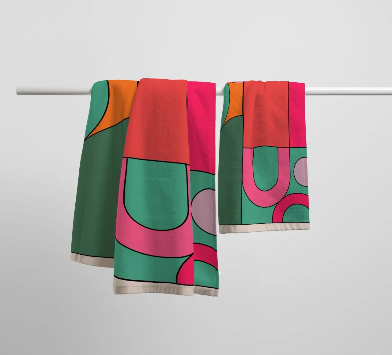 Forme geometriche 239 asciugamano da bagno da Gaite