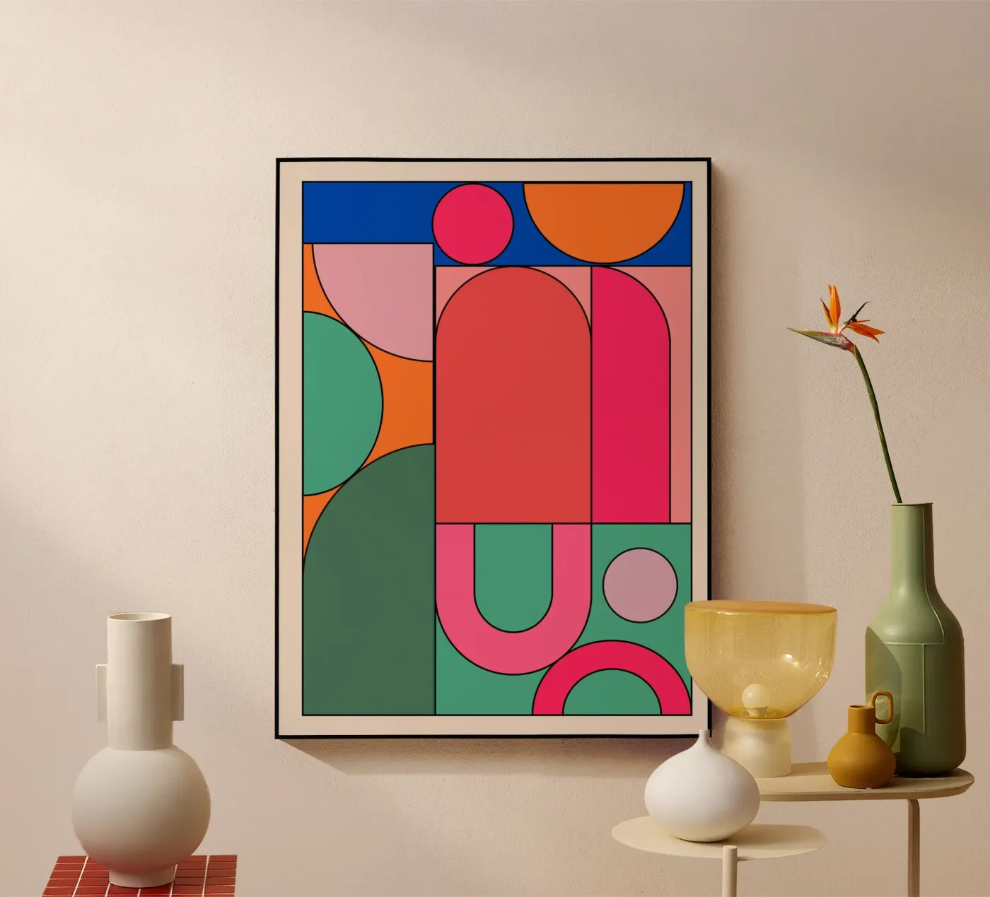 Geometric Shapes 239 acrylic glass by Gaite