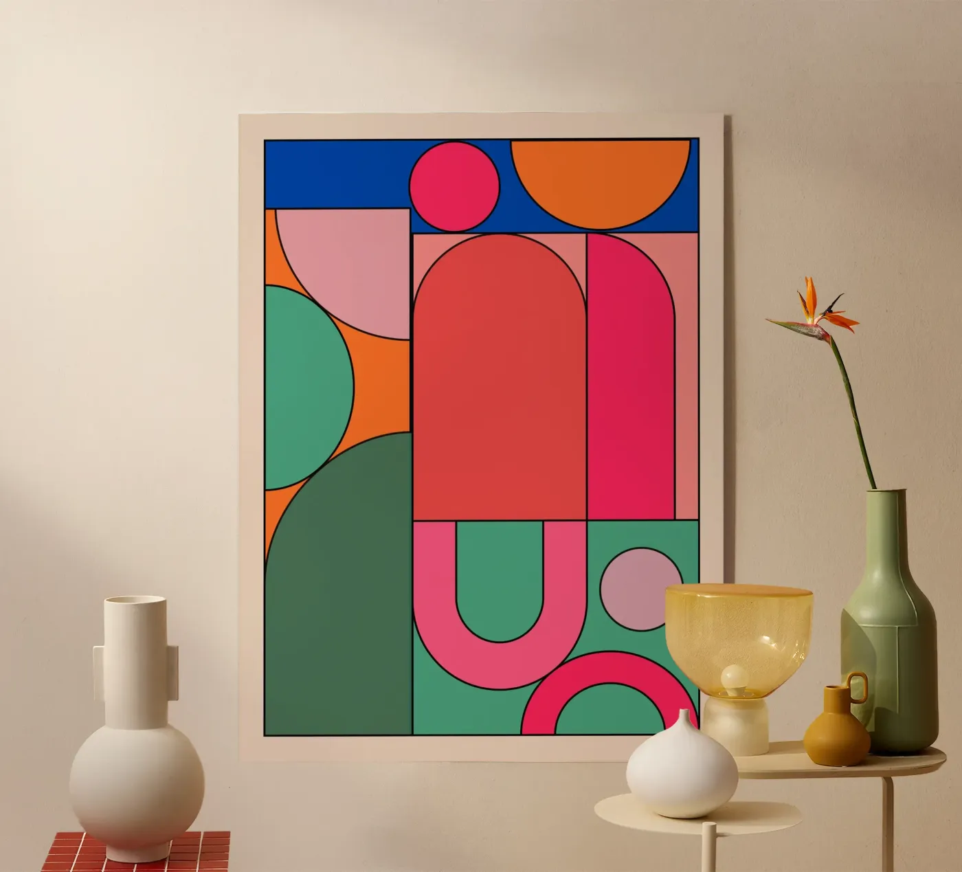 Geometric Shapes 239 acrylic glass by Gaite
