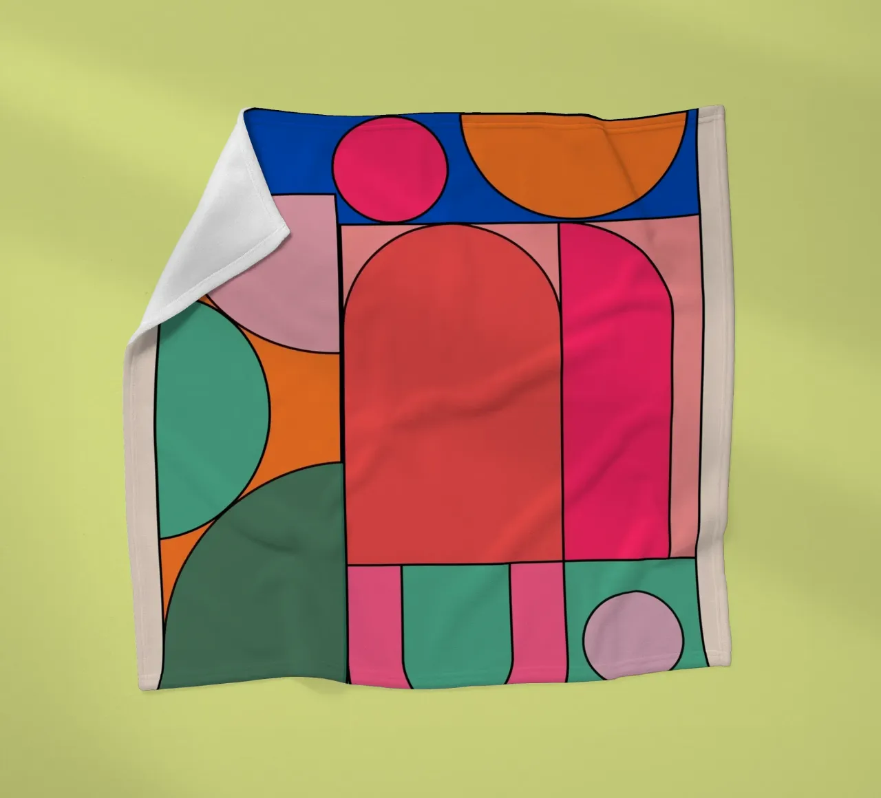 Forme geometriche 239 coperta in pile da Gaite
