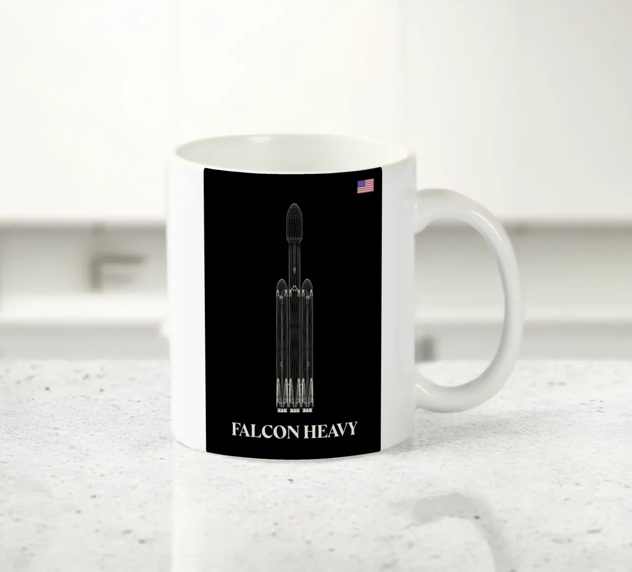 Falcon Heavy 1 tazza in ceramica da Marc Schulthess