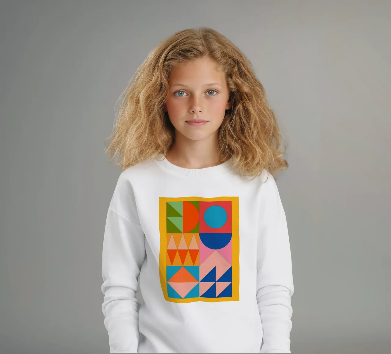 Forme geometriche 237 felpa bambino da Gaite