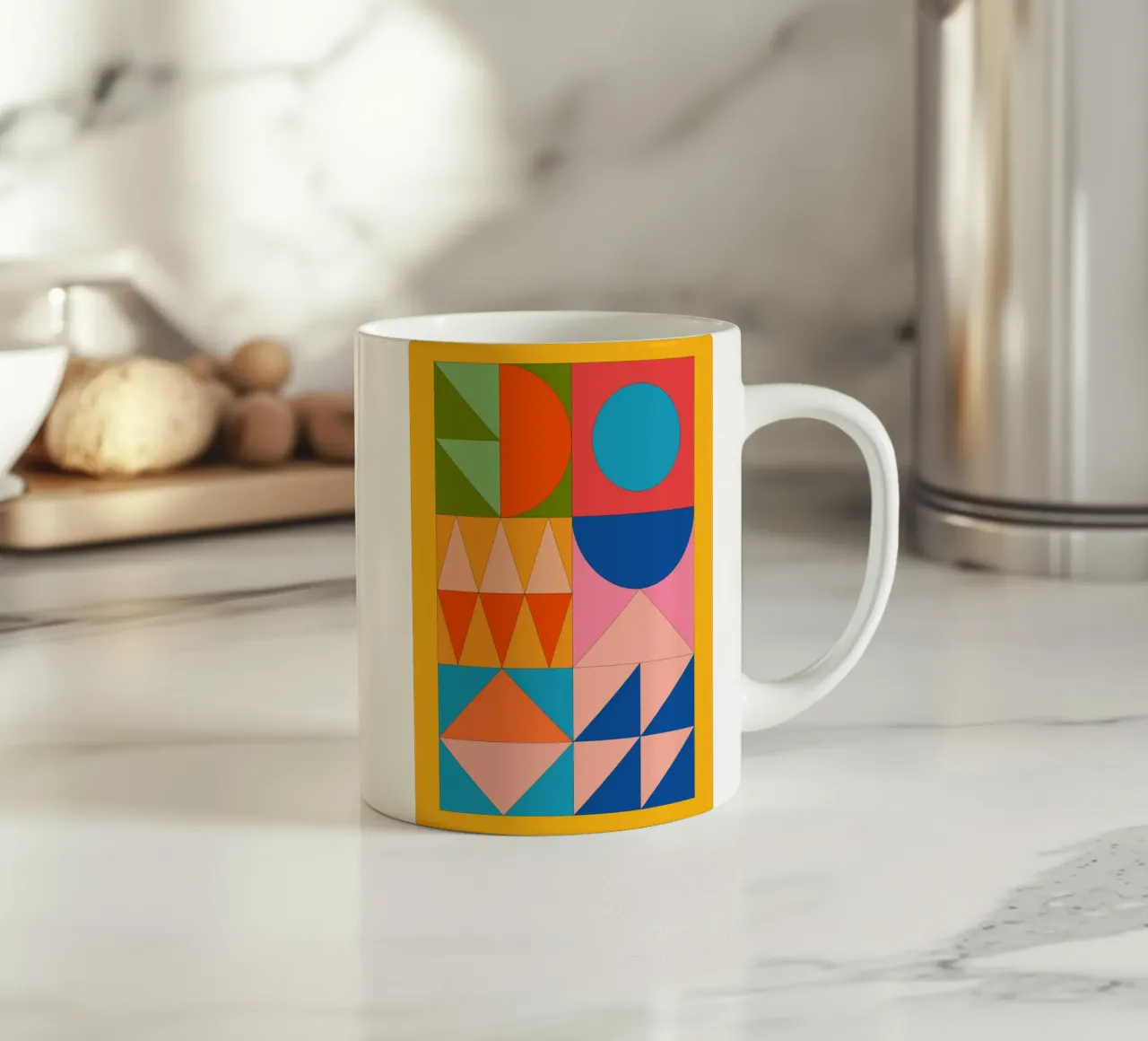 Geometrische Formen 237 Keramik Tasse von Gaite
