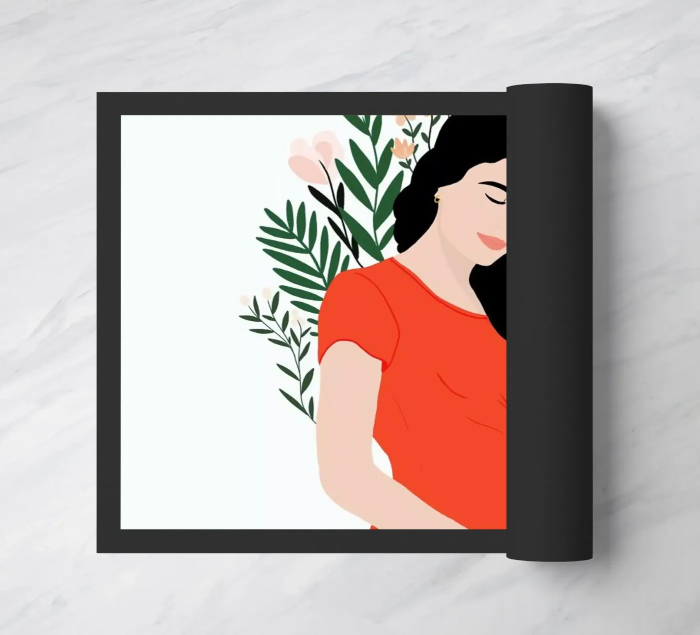 Life doormat by Céleste Wallaert