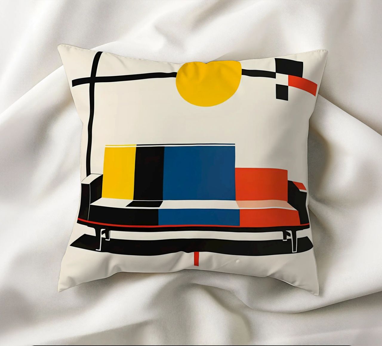 Divano Bauhaus cuscino da Karraker