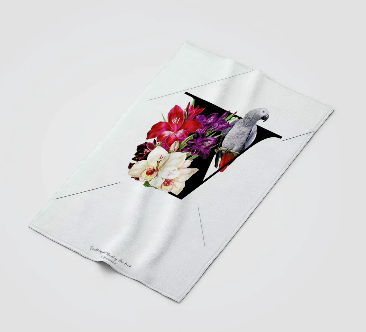 Botanical Alphabet - V coperta in pile da Froilein Juno