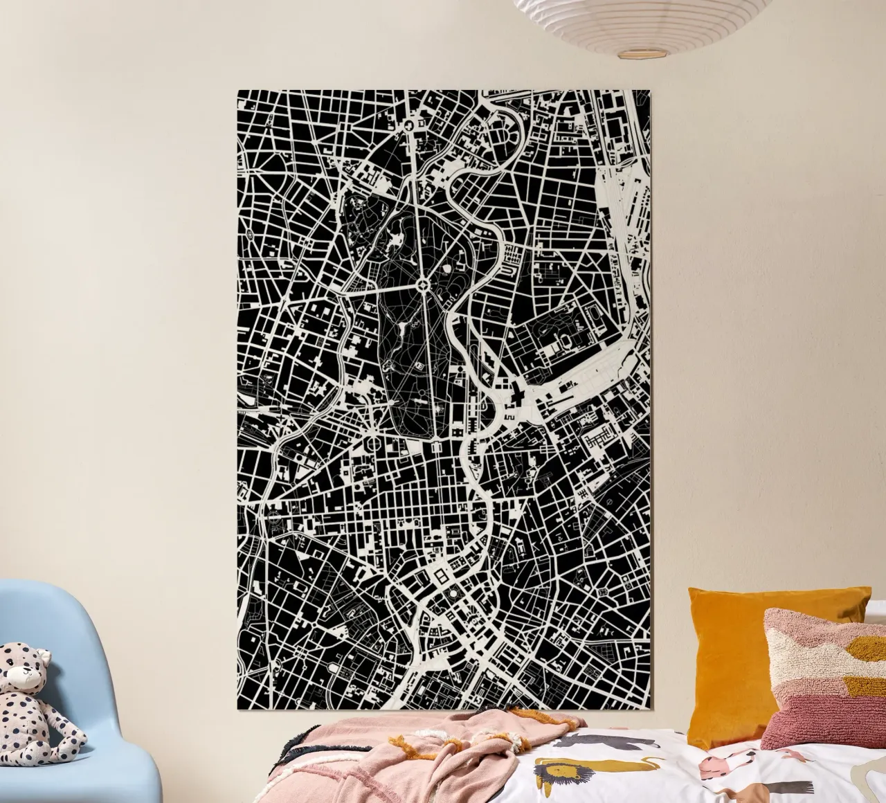 Berlin Black & White carta hahnemühle da Planos Urbanos