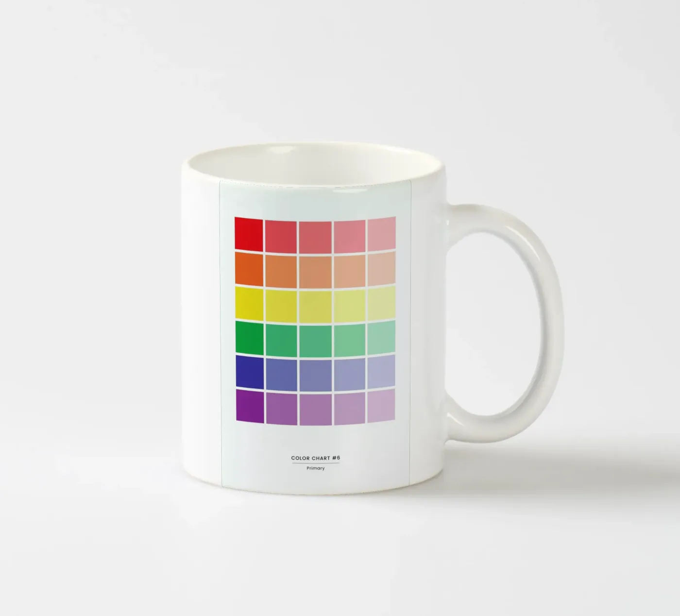 Primary ceramic mug by daylight design studio