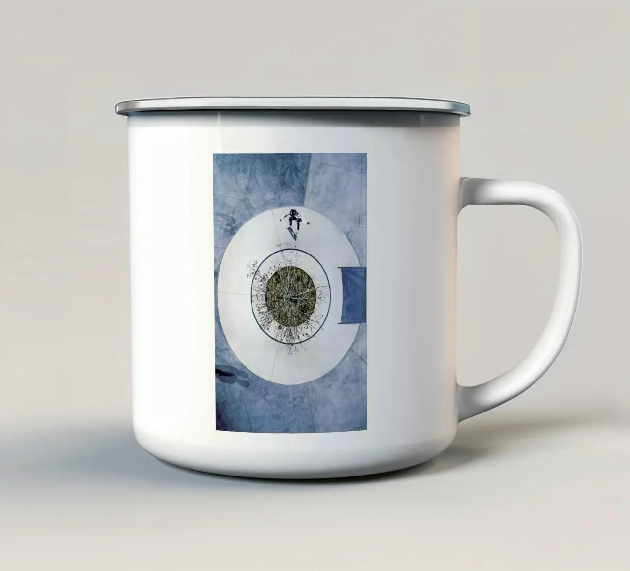 Gravity tazza in smalto da ROBERTO H