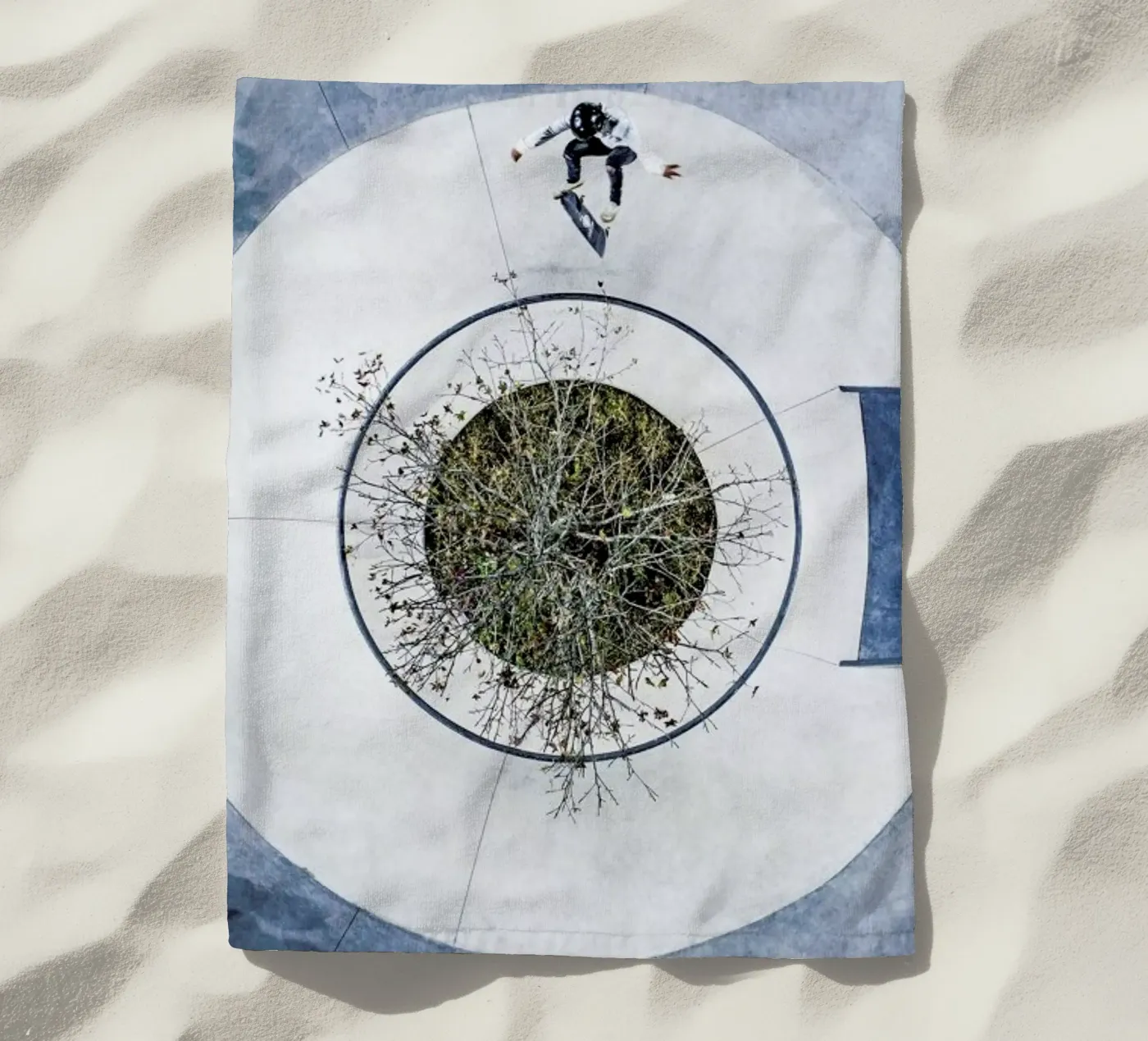 Gravity beach towel by ROBERTO H