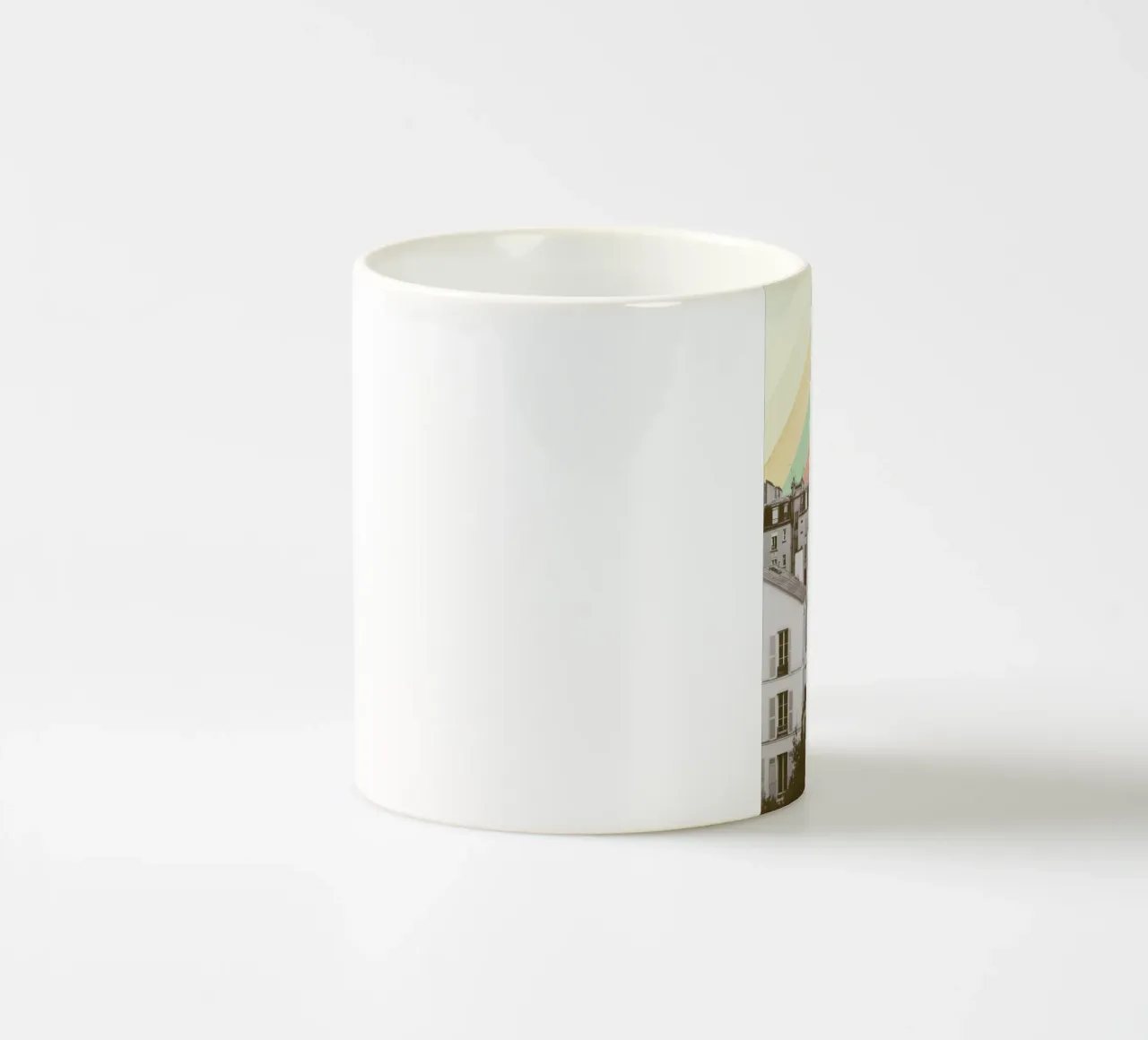 Rainbow Sky Above Paris tazza in ceramica da Florent Bodart