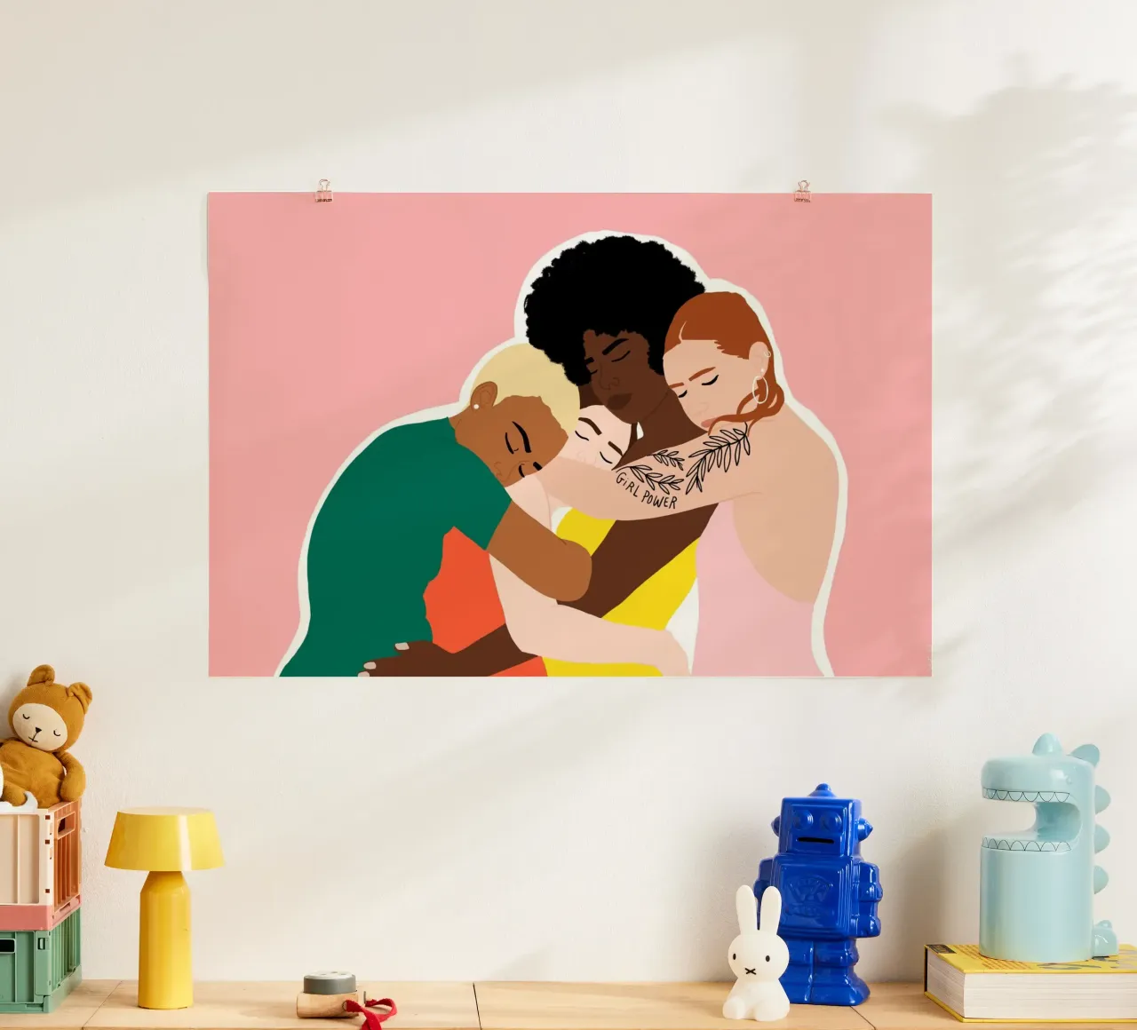 Sorority poster con telaio in legno da Céleste Wallaert