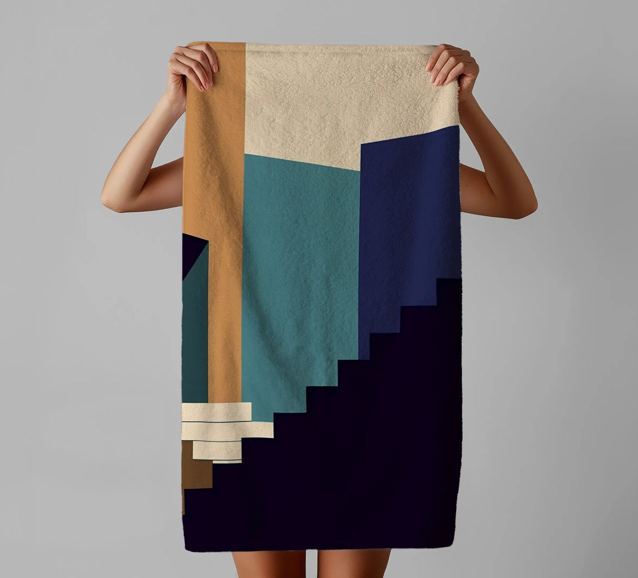 Minimalist architecture towel by Iracheta