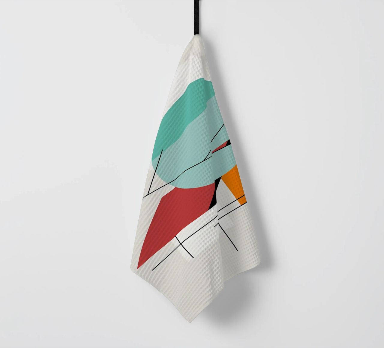Cerchi e linee Bauhaus canovaccio da cucina da Karraker