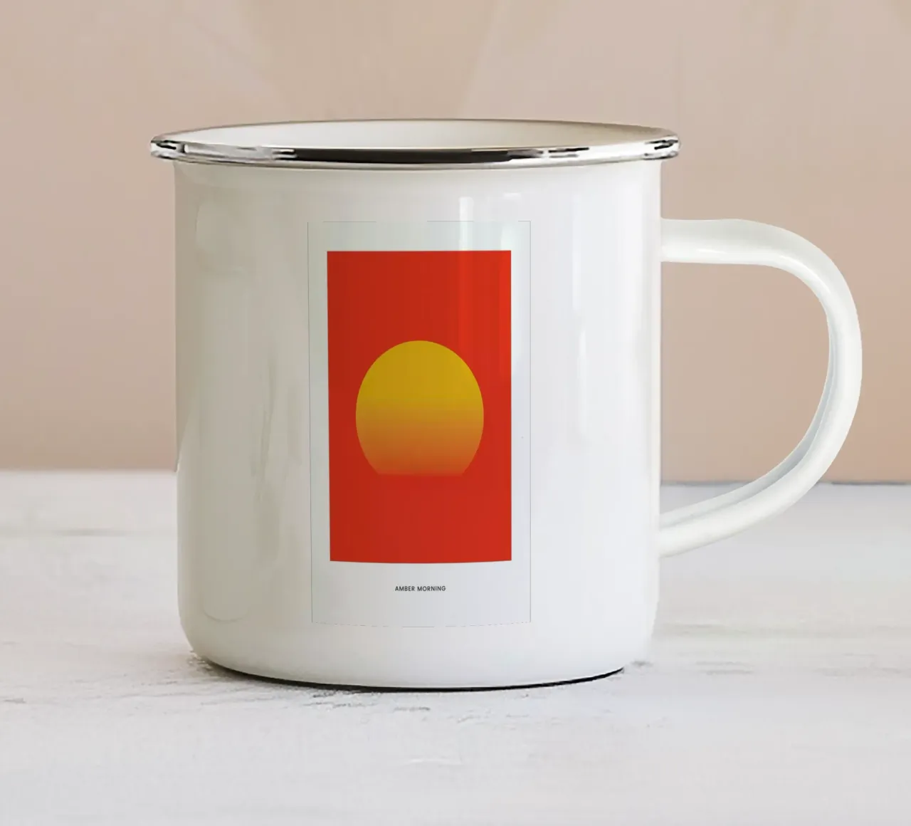 Morning #4 tazza in smalto da daylight design studio