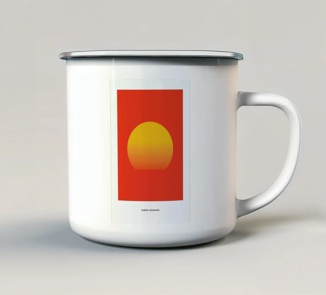 Morning #4 tazza in smalto da daylight design studio