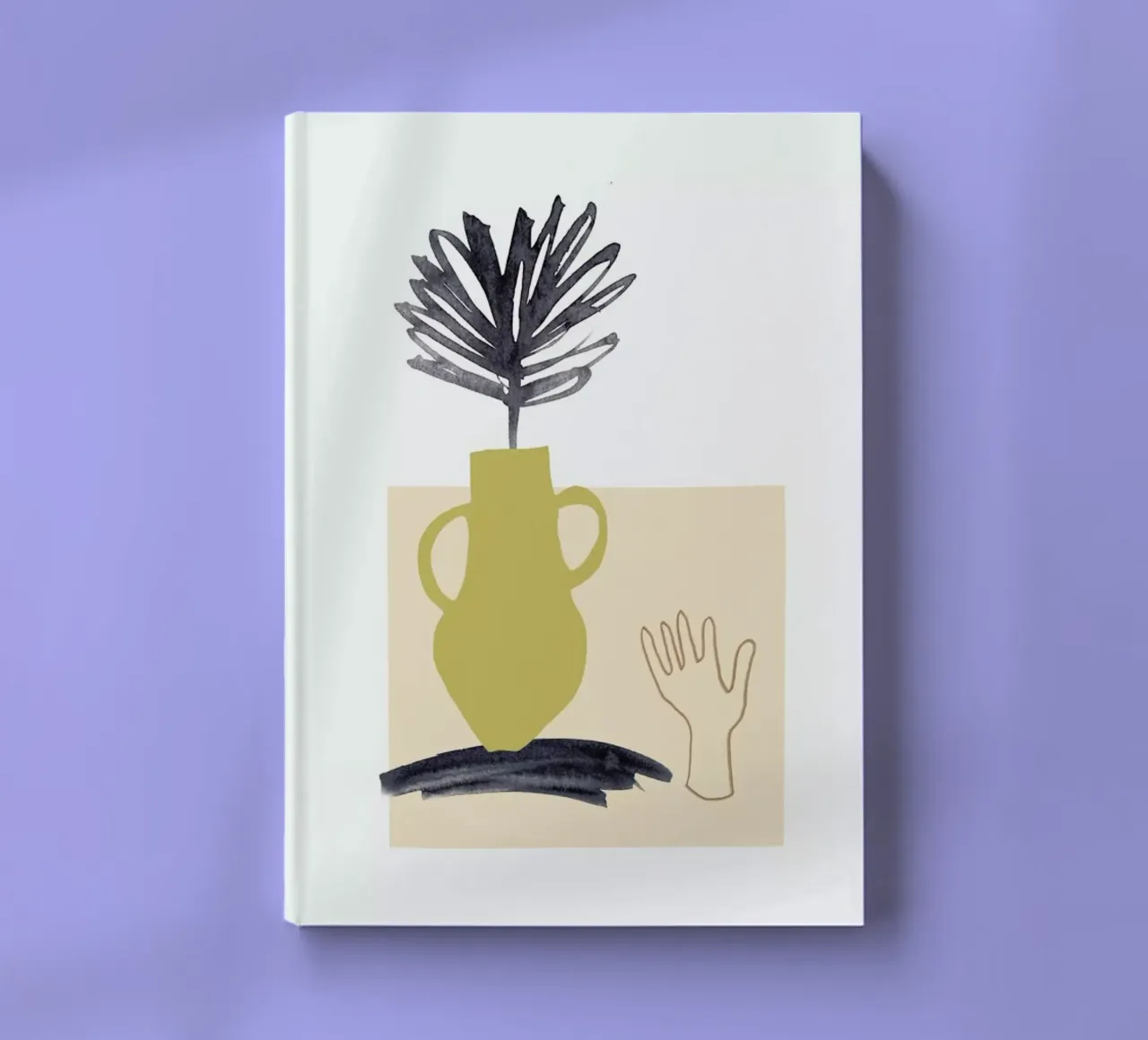 Plants in Vases 02 notebook by Farina Kuklinski