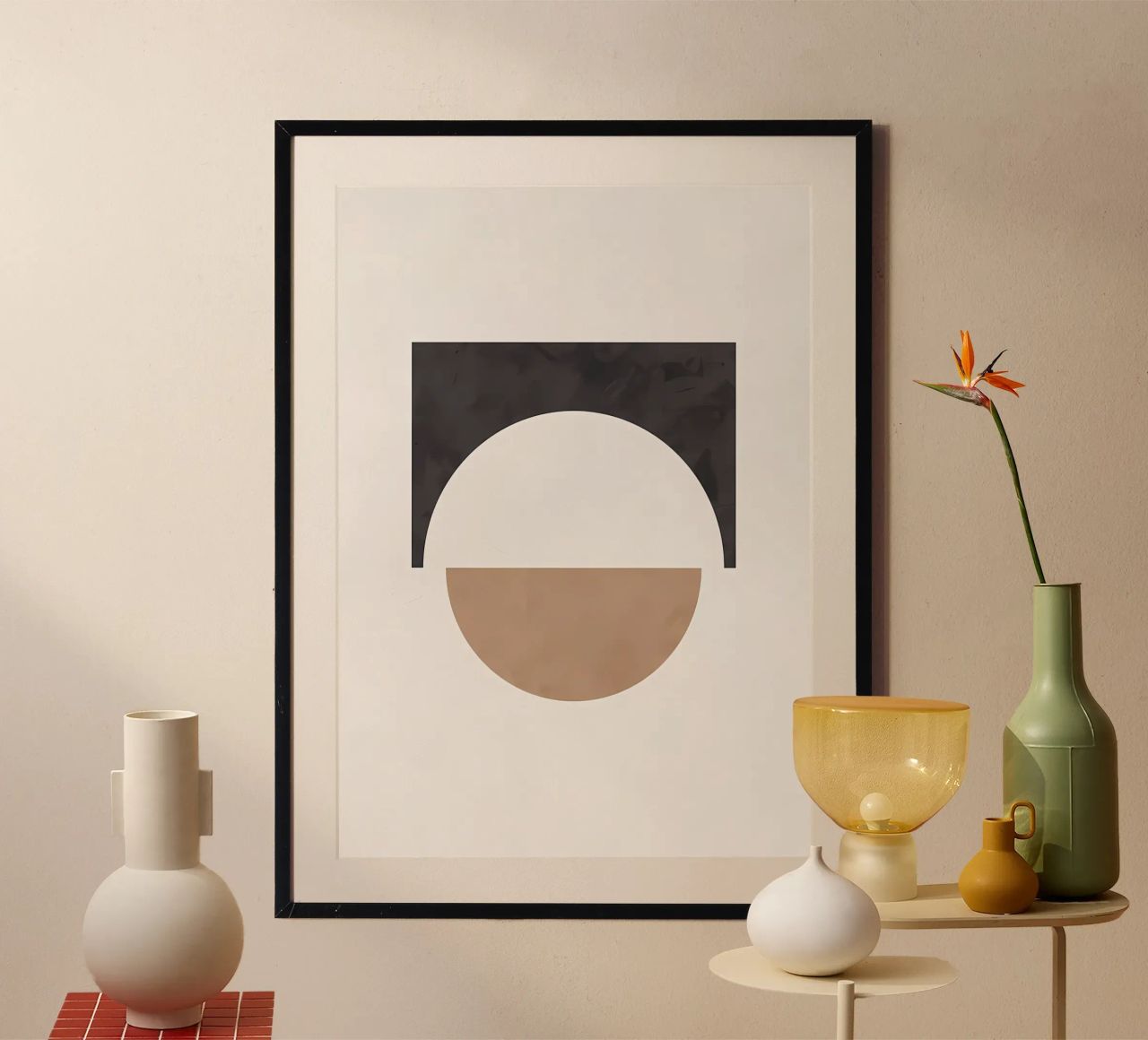 GEOMETRISCH ABSTRAKT 101A Poster von Karraker