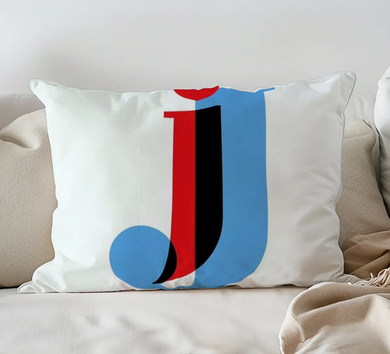 Cyan/Red J cuscino da Studio One