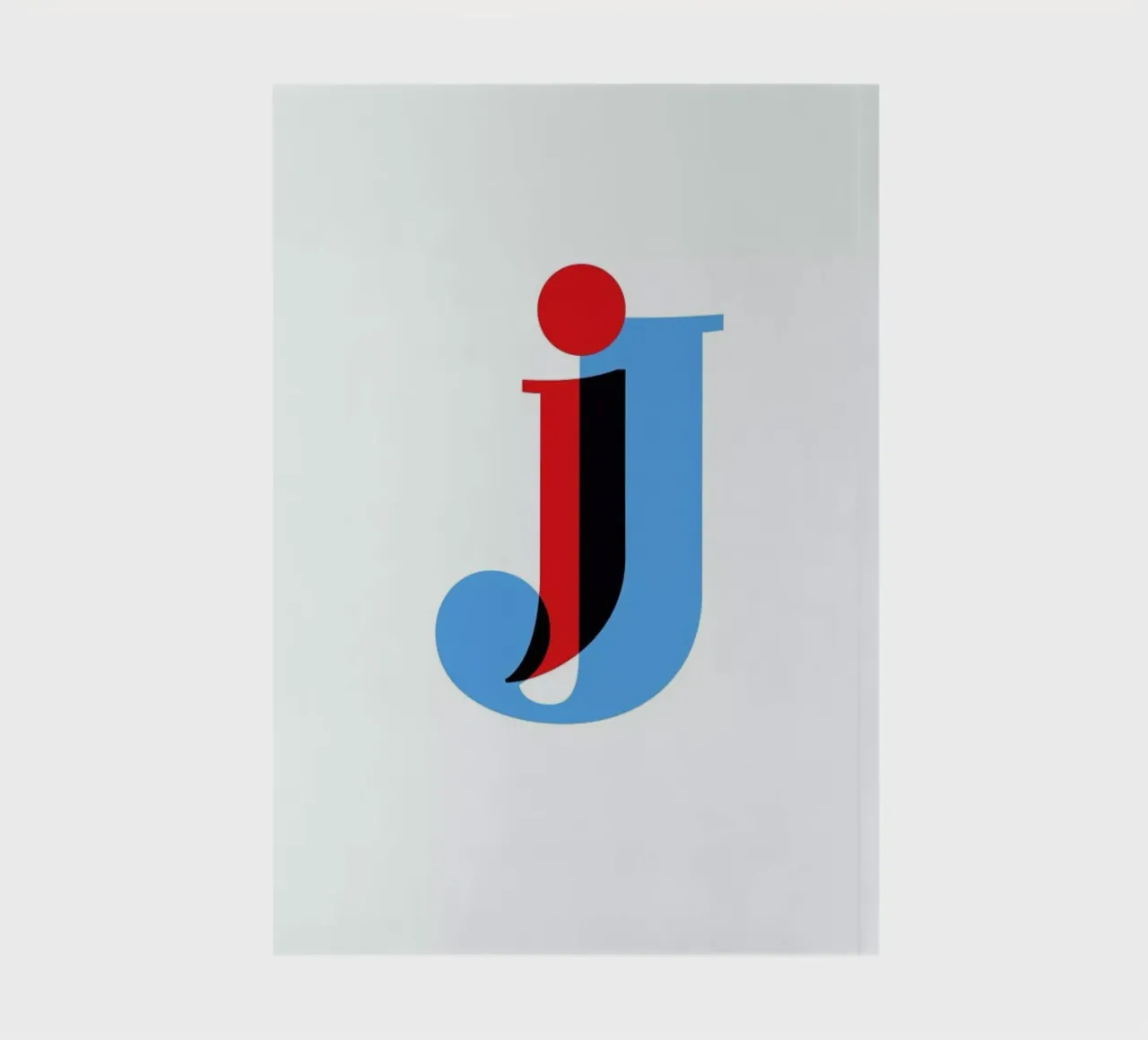 Cyan/Red J notebook by Studio One