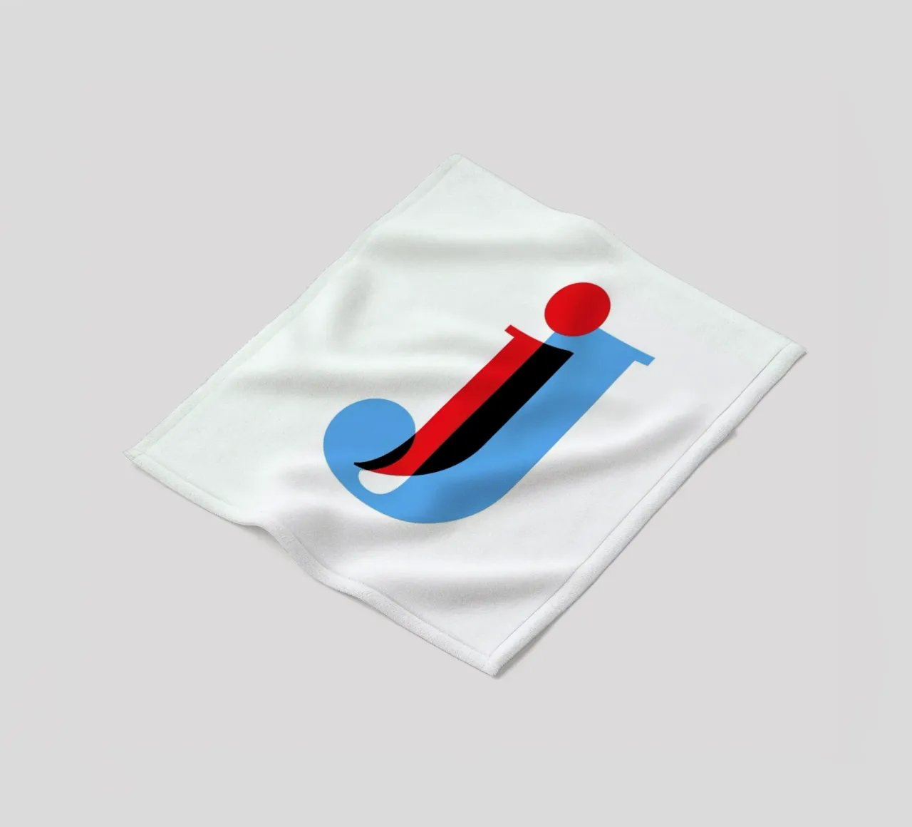 Cyan/Red J coperta in pile da Studio One