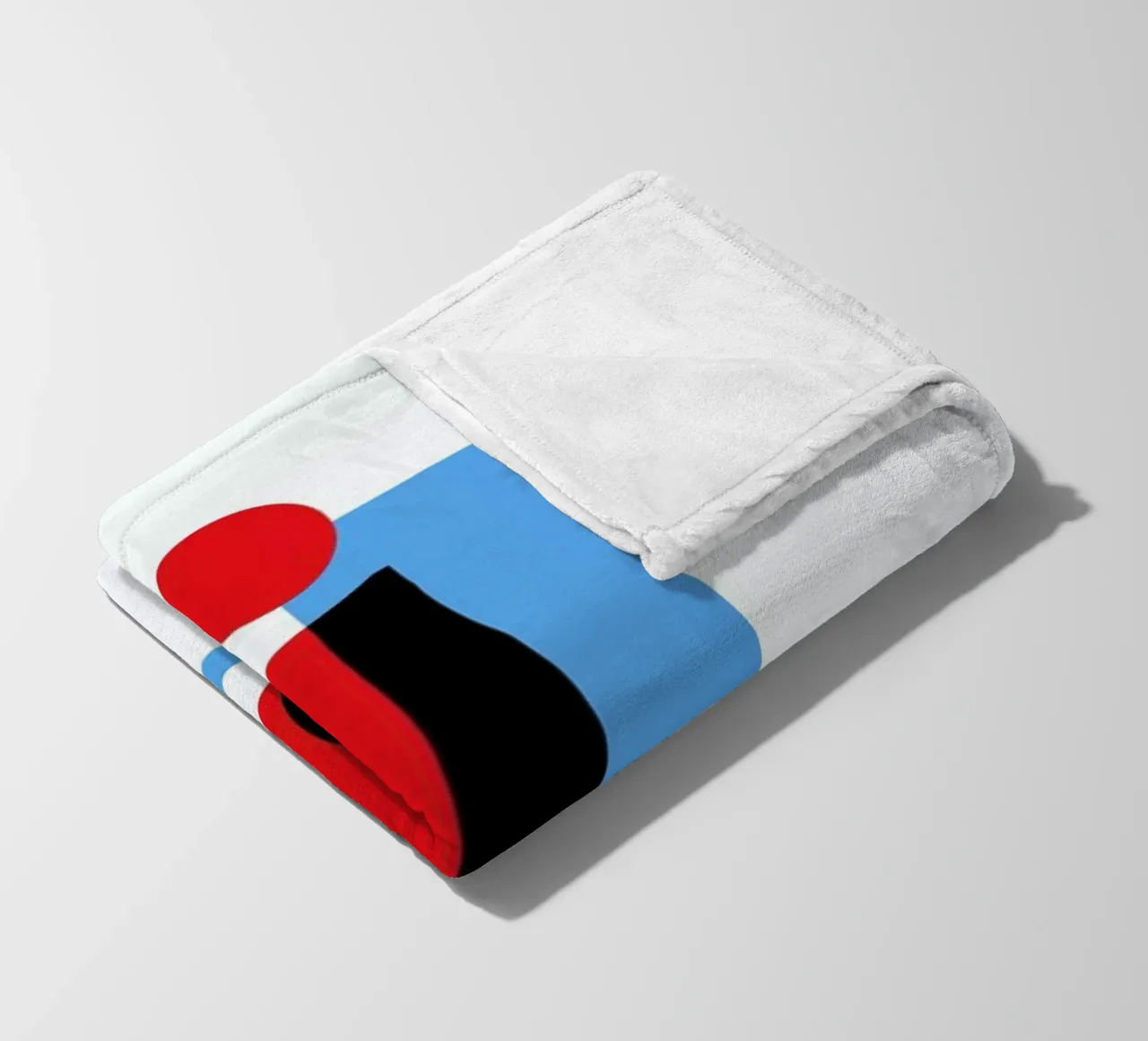 Cyan/Red J coperta in pile da Studio One