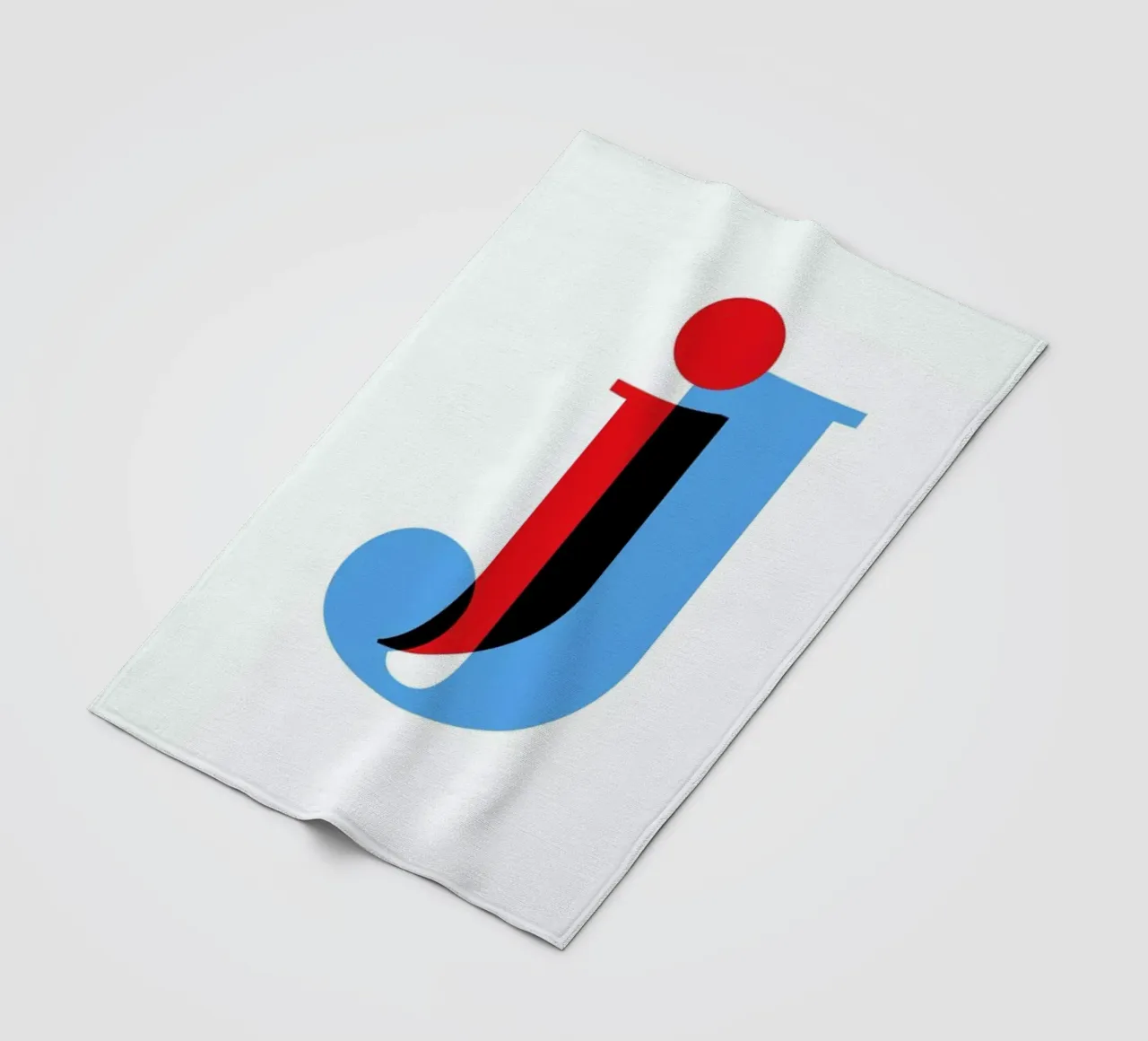 Cyan/Red J coperta in pile da Studio One