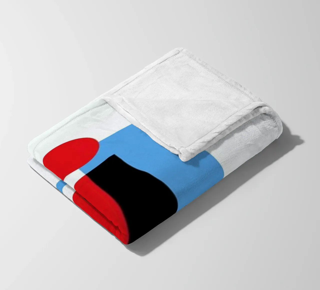 Cyan/Red J coperta in pile da Studio One
