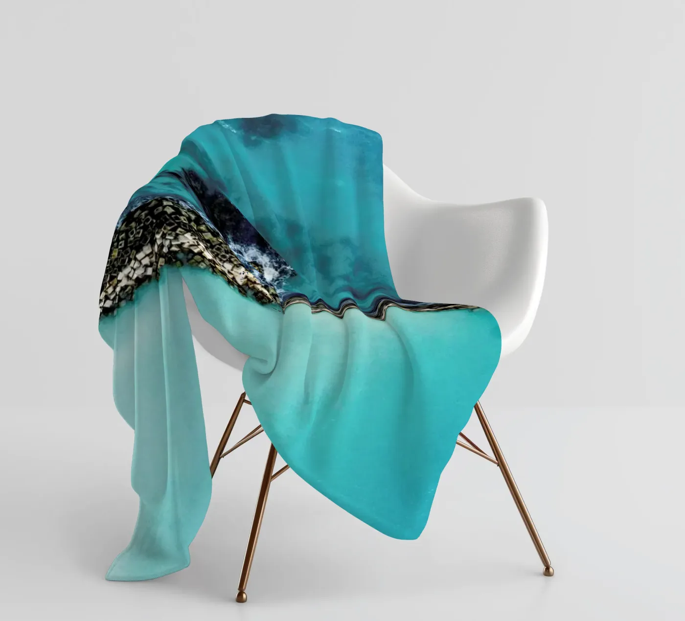 Snake Fleecedecke von ROBERTO H