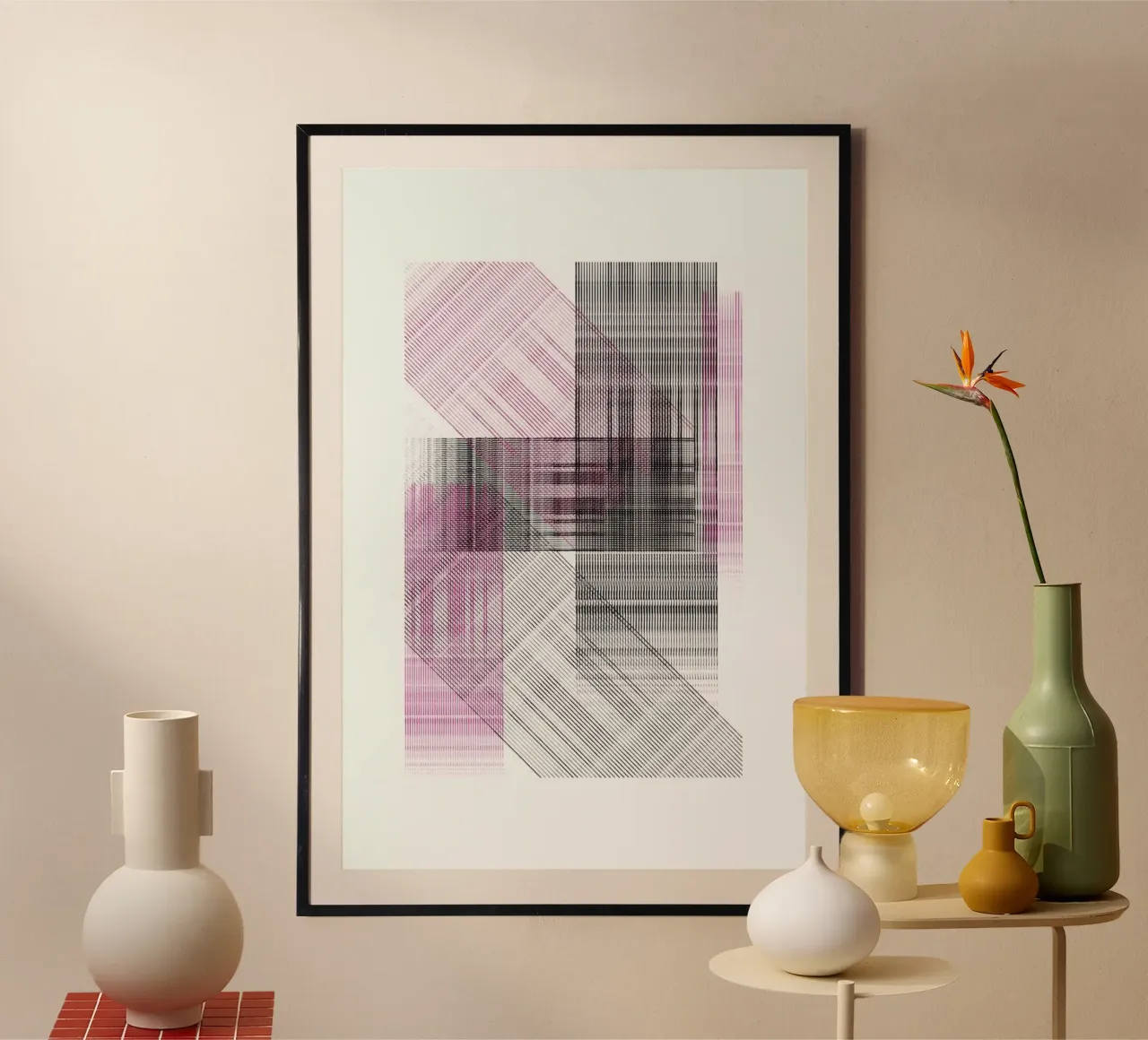 Splash 2 poster con telaio in plastica da Nordic Creators