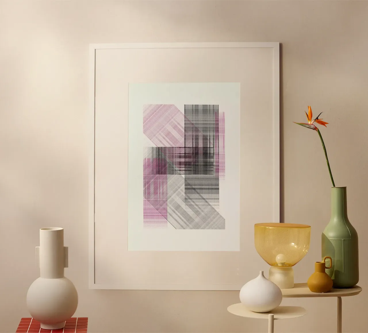 Splash 2 poster con telaio in plastica da Nordic Creators