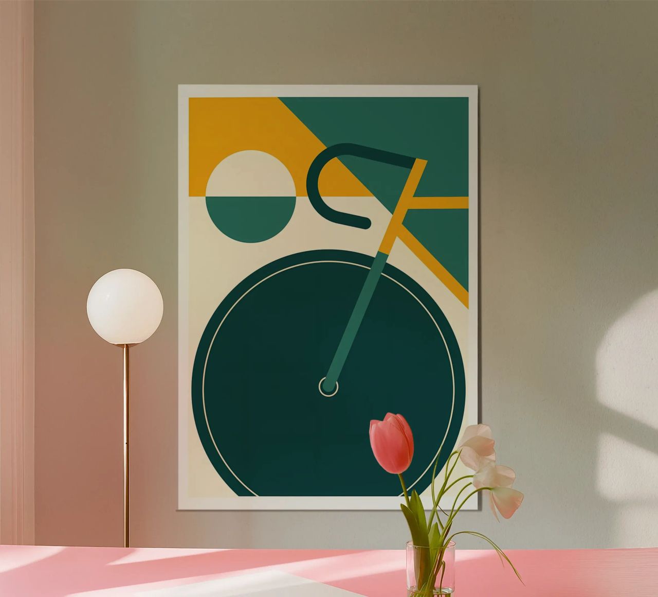 Bicycle Bauhaus Vintage poster by Iracheta