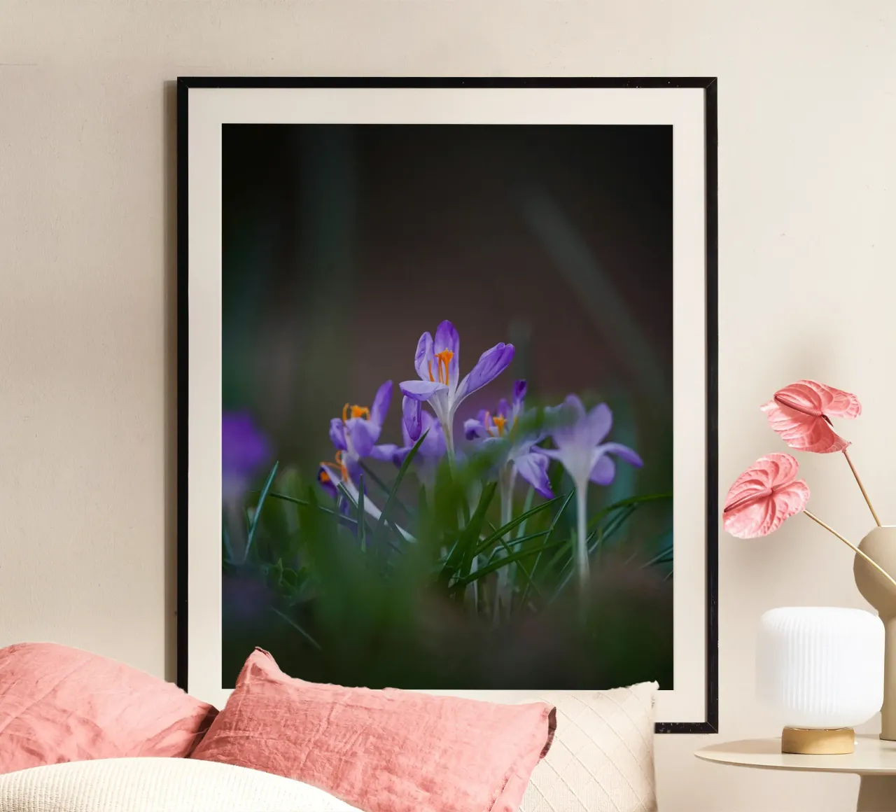 Crocus in the Amsterdam Forest hahnemühle by Tom's Wildlife