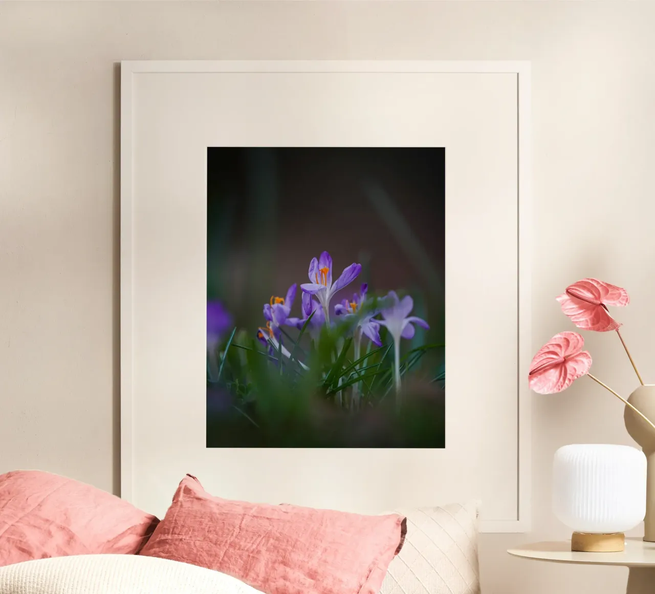 Crocus in the Amsterdam Forest hahnemühle by Tom's Wildlife