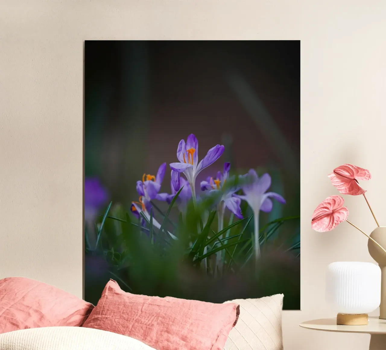 Crocus in the Amsterdam Forest hahnemühle by Tom's Wildlife