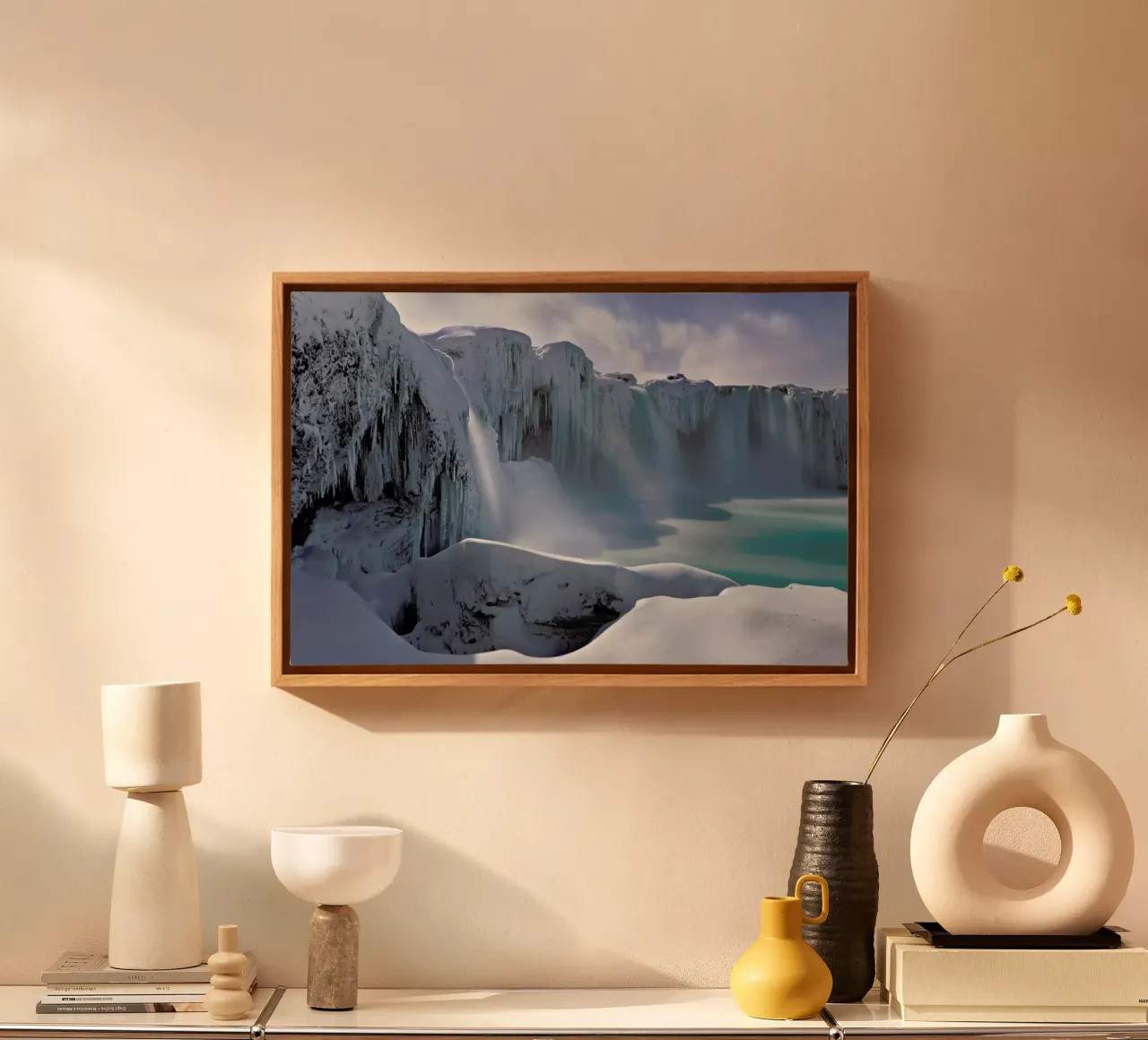 A Dream in the Moonlight canvas met Baklijst van Pictufy
