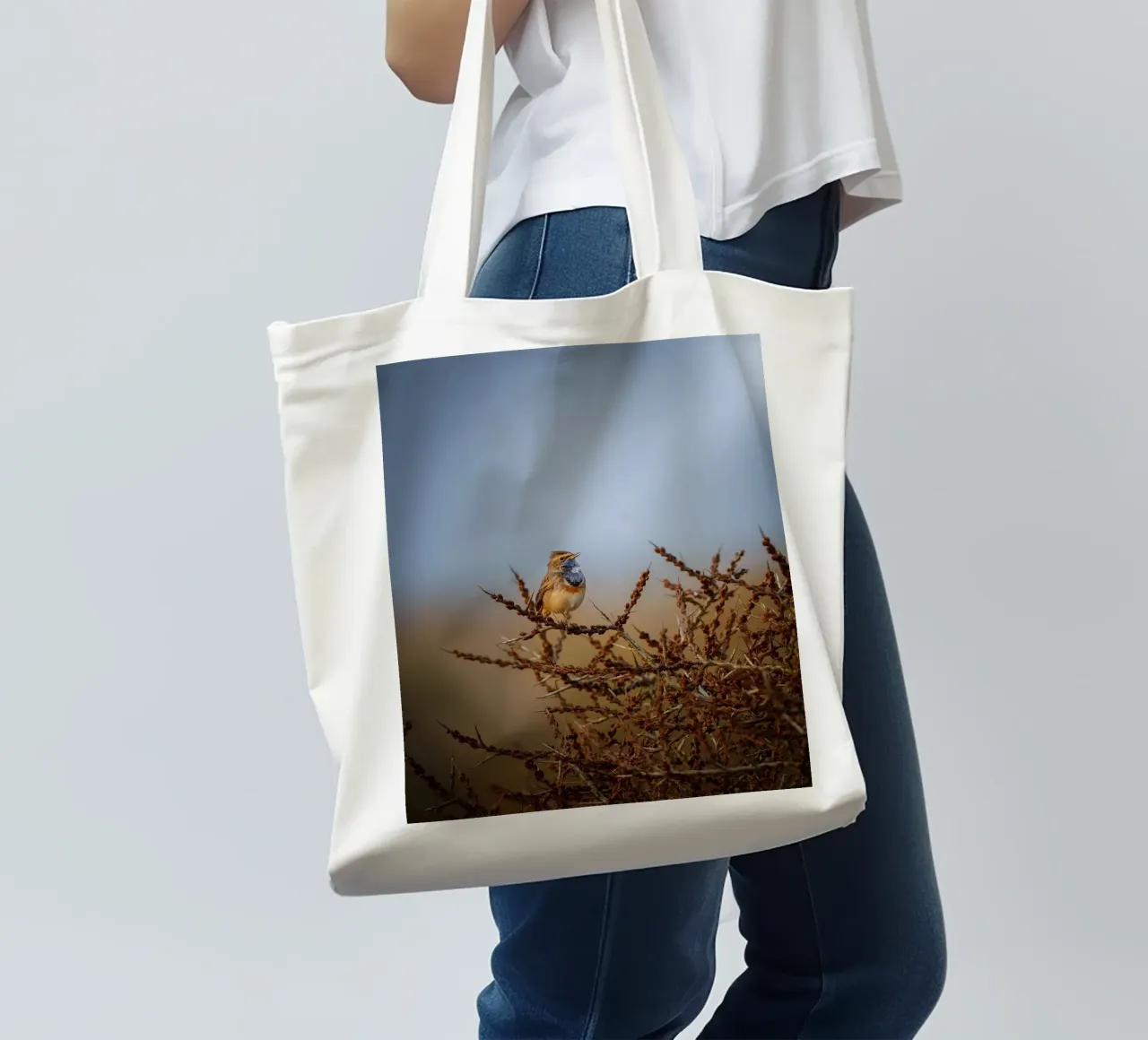 Beccapesci alla luce del mattino. borsa in juta da Tom's Wildlife